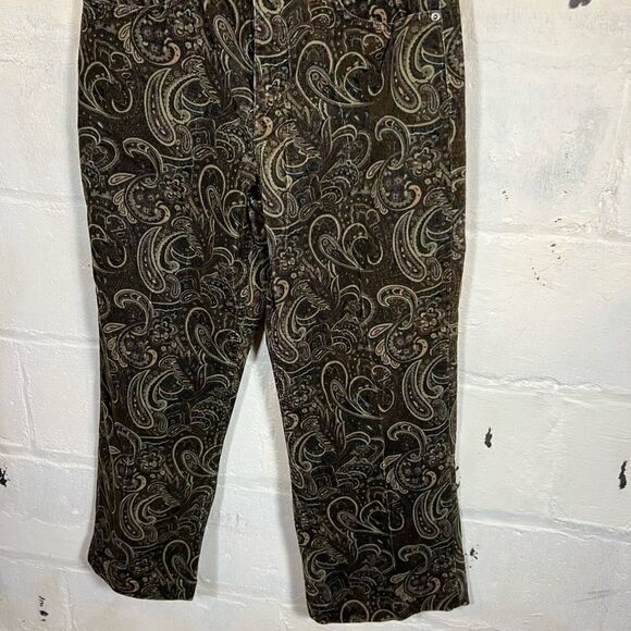 Vintage Paisley Print Pants - Picture 3 of 9